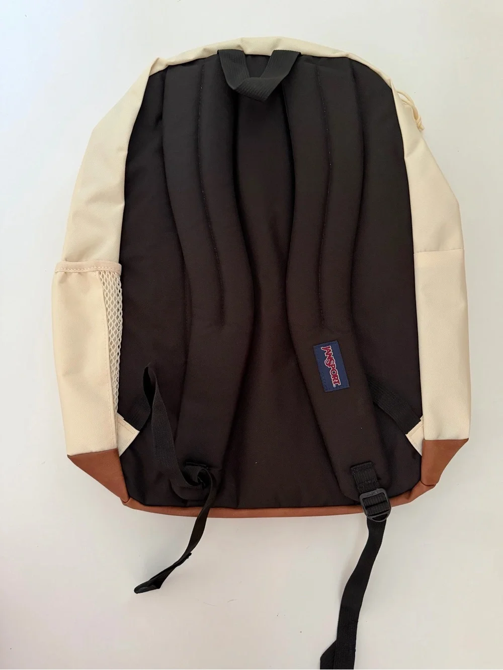 JanSport Backpack School Water Resistant 15”-Laptop Cool Student 17.5” Coconut
